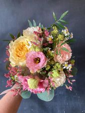 zartes gelb und rosa