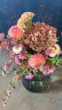 Farbverlauf mit rosa und apricot