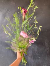 Einzelblüte ausgeschmückt